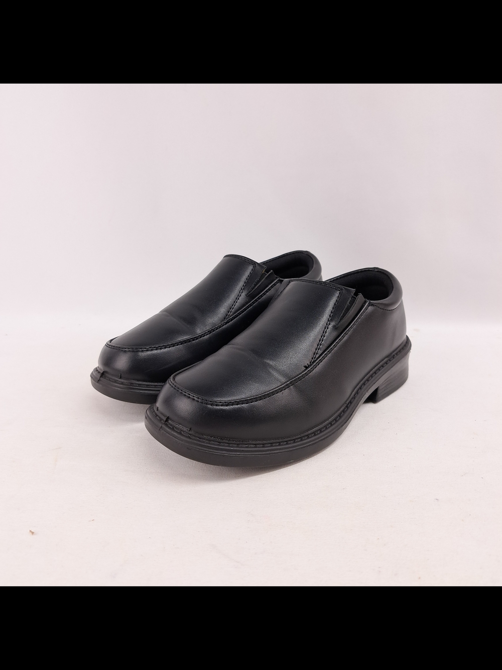 French Toast Boys Black Slip On Dress Shoes Loafers School Uniform Formal